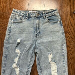 TINSELTOWN Vintage Wash Size 5 Jeans Distressed